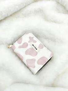 1pc New Cow Pattern Card Holder, Women's Delicate High-End Compact Large Capacity Multi-Card Slots Cute Card Case Wallet - Multicolor - View 14