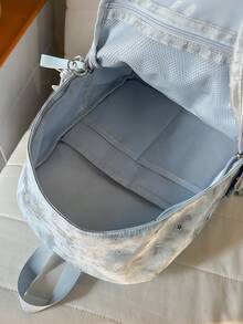 Ba lô nhuộm tie-dye mới năm 2026, ba lô tối giản thường ngày dành cho sinh viên đại học/trung học, phong cách thời trang đường phố Mỹ. - A - Xem 11