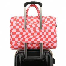 DACHEE Laptop Shoulder Bag For 15 Inch/15.6 Inch  Pro - NewPinkChecher15inch156inch - View 4