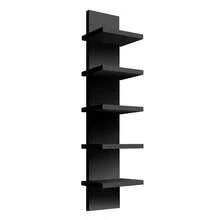 3/5 Tier Wall Shelf Unit, Decorative Wall Mount Vertical Shelving, Versatile Storage & Display, Floating Storage Home Decor Organizer Tall Tower Design Utility Shelf For Bedroom Bathroom Living Room - 混合色 - 查看 13