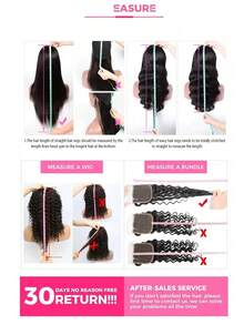 棕色卷发鲍勃假发真人发 13x4 棕色深波浪蕾丝前假发真人发预拔婴儿发 180% 密度 10-16 英寸 女士 - 巧克力棕 - 查看 8