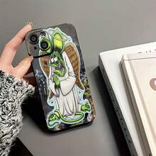 Funda para teléfono con personaje de ratón ángel compatible con Samsung  17  16 Pro Max  15 Pro Max  13 y  12 Fabricada en material TPU elegante y de primera calidad, resistente al agua, a los golpes y a los arañazos Un regalo perfecto para familiares, amigos, seres queridos, novios/novias y aniversarios - Negro - Ver 6