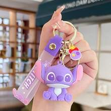 Disney Stitch Keychain, Suitable As A Gift For Friends During The Back To School Season, Party Gift, Cute Keychain, Fun Design - Multicolor - View 10