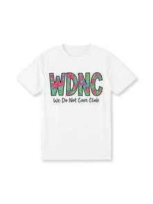 WDNC - We Do Not Care Club Shirt, Perimenopause Women T-Shirt, Menopause attitude Shirt, Funny aging,Full Sizes,For Women - Weiss - Übersicht 1