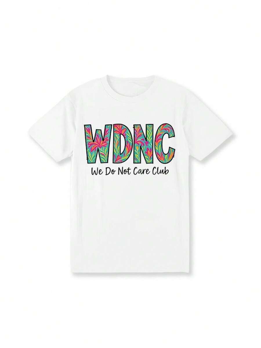 WDNC - We Do Not Care Club Shirt, Perimenopause Women T-Shirt, Menopause attitude Shirt, Funny aging,Full Sizes,For Women - Weiss - Übersicht 1