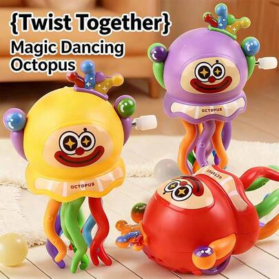 Đồ chơi bạch tuộc cho mèo thú vị với 2 chế độ chuyển động, có thể mát xa hoặc chơi đùa với mèo (không cần pin), thích hợp chơi trong nhà và ngoài trời giúp giảm nhàm chán.