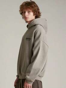Fear Of God Essentials Fleece Hoodie (FW24) Unisex - Heather grey - View 2