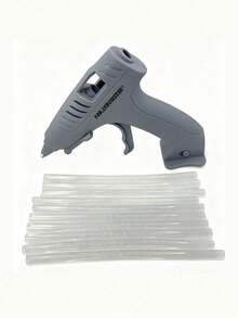 无绳热熔胶枪，USB充电式无线胶枪，配10根胶棒，适用于DIY手工、艺术项目和家居维修 - 彩色 - 查看 19