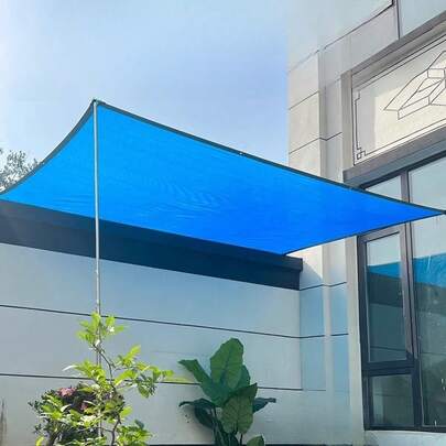 Durable Gazebo Sunshade Net, Made Of High-Density Polyethylene Woven Material, With Rust-Proof Copper Buckles And Durable Hanging Ropes, Ensuring 90% Sunshade Effect. Suitable For Long-Term Sun Protection In Patio Connection Areas, Courtyard Centers, Garden Landscapes, Greenhouse Surroundings, And Plant Flower Beds.