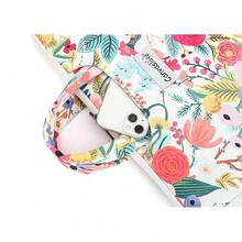 Water Resistant Laptop Shoulder Sleeve Case Bag For MacBook Pro 16 Inch And 15.6 Inch And 16 Inch Laptop (Flowers) - Flowers - View 5