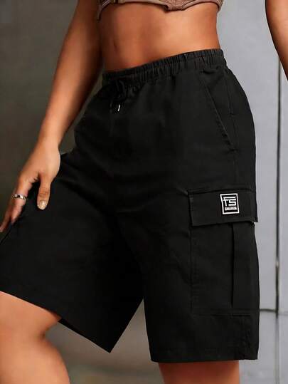 Women's Thick Multi-Pocket Practical Shorts, Made Of Tear-Resistant Breathable Fabric, Outdoor Casual Shorts