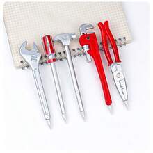 1 Set Creative Tool Shaped Pen, Black Ink Ballpoint Pen In Repair Tool Shape, School & Office Supplies - 1pc-random Color - View 6