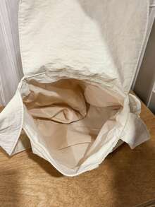 Quilted Cloud Pleated Shoulder Bag Handbag For Women - White - View 3