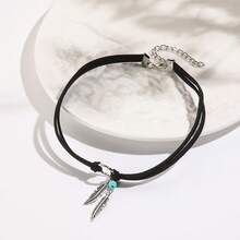 1PC Bohemian Vintage Turquoise Stone Pendant Necklace Women Fashion Long Sweater Chain Daily Wear Festival Gifts - Phong cách 2 - Xem 12
