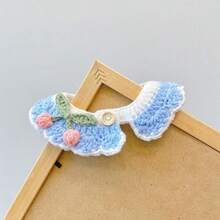 Handmade Cute Pet Scarf, Dog Accessory, Cherry Collar, Cat Scarf, Dog Bib, Crocheted Yarn, Soft And Adjustable Material - Multicolor - View 12