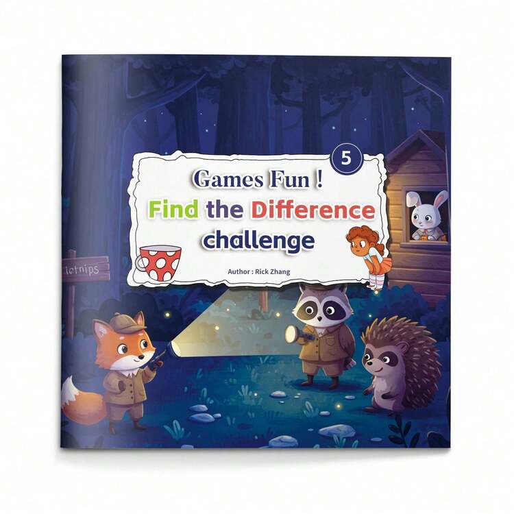 Spot The Differences Fun Book – Compare Two Pictures Puzzles, Easy Layout, Builds Observation, Attention And Visual Reasoning - Find the Difference Challenge - View 14