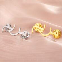 Customized Unisex Name Badge Pin, Stainless Steel Material, Forest Tone, Nature Inspired - Multicolor - View 6