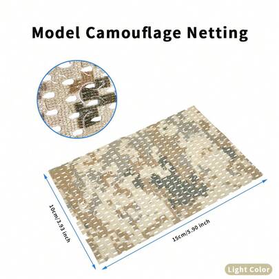 Nylon Camouflage Net For 1/35 Military Tank Vehicle Model Building Scene Masking Decoration Ultra-Thin Fabric DIY Accessories