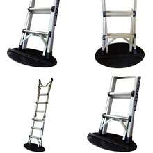 Rubber Anti-Slip Ladder Mat Floor Protection Ladders Aid Stabilises Heavy Home - Black - View 2