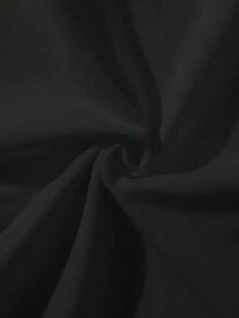 1pc St. Patrick'S Day Casual T-Shirt With Lettering And Clover Patch Detail, Short Sleeve, Regular Length, Summer Season - màu đen - Xem 6