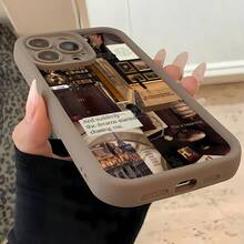 Elegante collage estético; sueños, arte e inspiración. Esta elegante funda para teléfono es compatible con Samsung, Apple, OPPO, , etc. Fabricada en TPU flexible, resistente a golpes y arañazos, ofrece una excelente protección contra caídas y un agarre cómodo. Es un regalo ideal para familiares, amigos y seres queridos, y una opción perfecta para festivales, fundas para iPhone, San Valentín y artículos de . - Marrón - Ver 5
