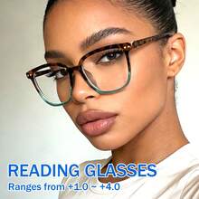 cabecade Fashionable Casual Lightweight Reading Glasses For Men And Women - Olive Green - View 6