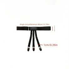 半对装男女通用衬衫吊袜带（购买1对请拍2张照片），配有可调节衬衫下摆夹和防滑锁扣，可作为男士时尚配饰，塞入裤腰。 - 連體 - 查看 3