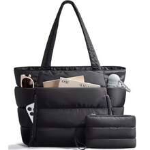 1pc Large 2026 New Women Argyle Handbag Set - Multi-Compartment Organizer With Cup Holder And Laptop Sleeve, Suitable For Commuting, Short Trips, Weekend Getaways, Essential For Spring Travel, Valentine's Day Work Tote, Office Commuter Bag, Minimalist Weekend Travel Bag, Gift For Her - 彩色 - 查看 9