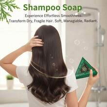 自然三角洗发皂 + 自然七绿皂洗发露，适合所有发质，温和清洁，令秀发顺滑柔顺，滋养头皮，保持秀发水润，质地轻盈易起泡，每块80克，圣诞礼物 - 洗髮皂 - 查看 9