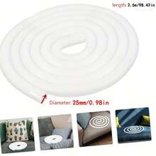 沙发套防滑泡沫条、柔软沙发套固定夹、沙发套填充物，确保沙发和床裙经久耐用且牢固，用于填充缝隙。（可裁剪至所需长度） - 彩色 - 查看 4