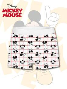 Disney Men's Plaid 3D Print Boxer Briefs, Daily Casual Wear Essential Underwear, Fashionable Design - Multicolor - View 2