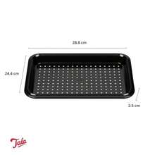 Tala Performance Crisper Baking Tray - Perforated Non-Stick Professional Gauge Carbon Steel With Eclipse Non-Stick Coating Tray For Roasting Baking And Warming Small Portions 28 X 20 X 2.6cm - DarkGrey - View 3