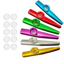 2026 New Metal Kazoo Musical Instrument, Kazoo Gift Party Favor, Christmas Stocking Stuffer - Multicolor - View 3