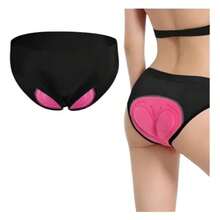 Ropa interior y pantalones cortos acolchados para ciclismo de mujer, ropa interior profesional para ciclismo, pantalones cortos de ciclismo ajustados para las 4 estaciones, adecuados para ciclismo, spinning, ciclismo de montaña, entrenamiento de ciclismo virtual, motociclismo, deportes ecuestres y triatlón - A - Ver 6