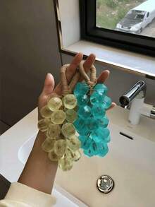 桃子宝石葡萄香皂/家居清洁用品，手工DIY宝石透明葡萄绳香皂礼盒，节日馈赠亲友的绝佳礼物 - 固體 - 查看 3