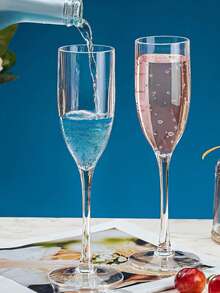 5oz Unbreakable Acrylic Champagne Flutes, Reusable Plastic Champagne Glasses, Clear Plastic Martini Cups - Perfect For Cocktails, Champagne And Desserts - Reusable, Mousse Cups - Multicolor - View 15