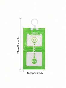 12pcs/6pcs Wardrobe Dehumidifier, Moisture Absorbing Bag, Hanging Dehumidification And Anti Mold Bag, Suitable For Wardrobes, Bathrooms, Wardrobes, Kitchens, Laundry Rooms, Bathrooms, Cabinets, Cars, Household Dehumidifiers,Mother's Day Gift,Bedroom Decor,Garden,Kitchen Decor,Summer,Beach,Travel Essentials,Room Decor,Squishy,Graduation - Green - View 4