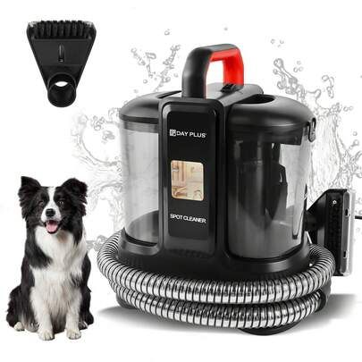 Royalswill 230W Stain Cleaner, Portable Unit With Waterproof Switch Compact Handheld Stain Removal Cleaner For Domestic And Automotive Use Cleans Upholstered Sofas, Car Seats, Tabletops, Carpets, Curtains And Other Fabric Or Leather Item