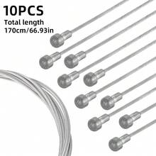 VXM 10根自行车刹车线，通用公路车和山地车刹车变速线，经久耐用，适用于公路车和山地车。 - 彩色 - 查看 7