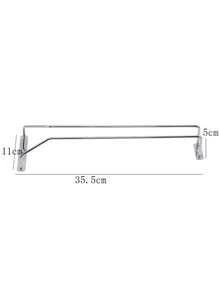 1pc Stainless Steel Wine Glass Holder, Home/Bar Wine Glass Storage Rack - Multicolor - View 8