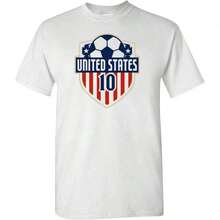 2026 Soccer World Cup Xtreme Apparrel World Shield Team Men's T-Shirt For Soccer Fans - trắng - Xem 1