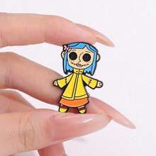 6pcs/Set Kawaii Cartoon Character Family Metal Badge Brooch Decor Dress Accessories Pin For Clothes Bag Charm School Office Accessories Shirts Jacket Jewelry Christmas Halloween Clothes Pin Funny Cute Teacher Gifts - 彩色 - 查看 6