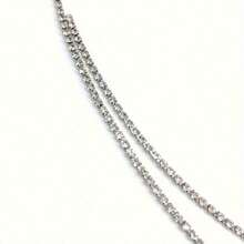 1 Fashionable, Exquisite, Simple, And Versatile Double-Layered  Heart-Shaped Waist Chain, Suitable For Women As A Body Chain Or A Sexy Beach Body Chain. - Silvery - View 3