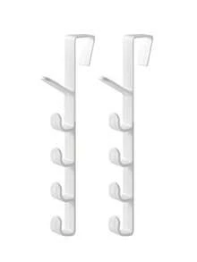 Acrylic Stone Pattern Wall Hooks Damage-Free Adhesive Hanging Hooks For Clothes Bags Hats Coats Towels In Dorm Closet Bathroom Bedroom Kitchen, No Drilling Required Self-Adhesive Wall Mount Hooks Decorative Geometric Design Home Organization Storage Solution For Apartments Offices - Multicolor - View 16