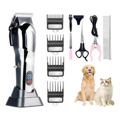 Kit Rasuradoras Para Perros Y Gatos Máquina De Cortar Pelo