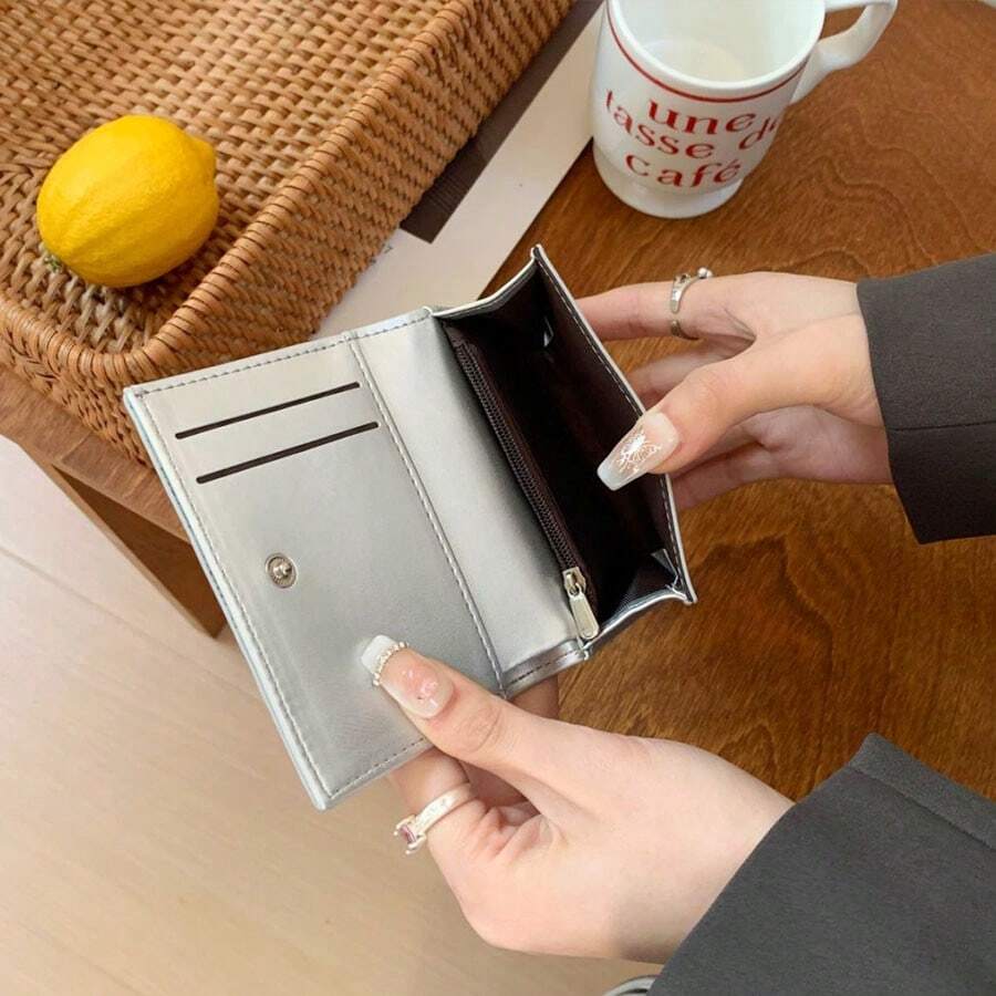 Minimalist Coin Purse, Ins Style Card Holder, PU Women's Wallet, Card Organizer, Student ID Card Case - Multicolor - View 1