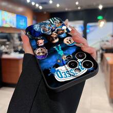 Estuche para teléfono con diseño gráfico bendecido estilo dibujos animados Compatible con teléfonos   17  16 Pro Max  15 Pro Max  13 y  12 Hecho de material TPU, brinda protección contra golpes y caídas Es un regalo único para familiares, amigos y seres queridos - Negro - Ver 2