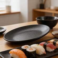 Premium Matte Black Carbon Fiber Bowl/Spoon/Tea Cup/Bone Dish, Suitable For Restaurant And Home, Clear Carbon Fiber Texture, Wear-Resistant, Anti-Scratch, Anti-Drop, Easy To Clean, Dishwasher - Black - View 2