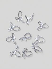 10个/套可爱珍珠发圈，适合少女，高弹力不伤发橡皮筋，送礼佳品 - 彩色 - 查看 5