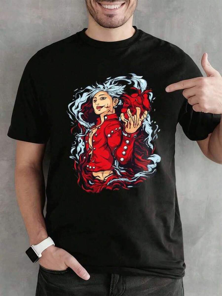 Men Outdoor Tees & Tanks - Black - View 1